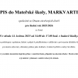 Oznámení o zápisu do MŠ Markvartice pro školní rok 2025/2026